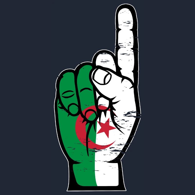 Drapeau de l’Algérie numéro 1 utilisé