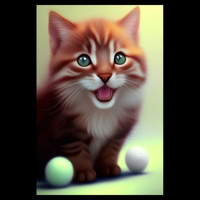 Petit bébé chat mignon