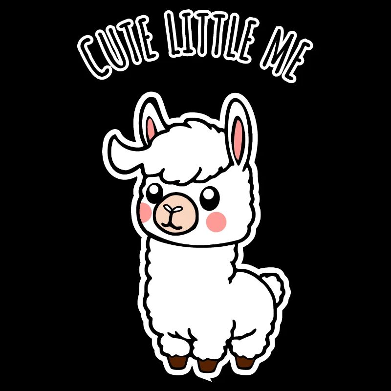 Regarde-moi! Je suis un mignon petit lama !