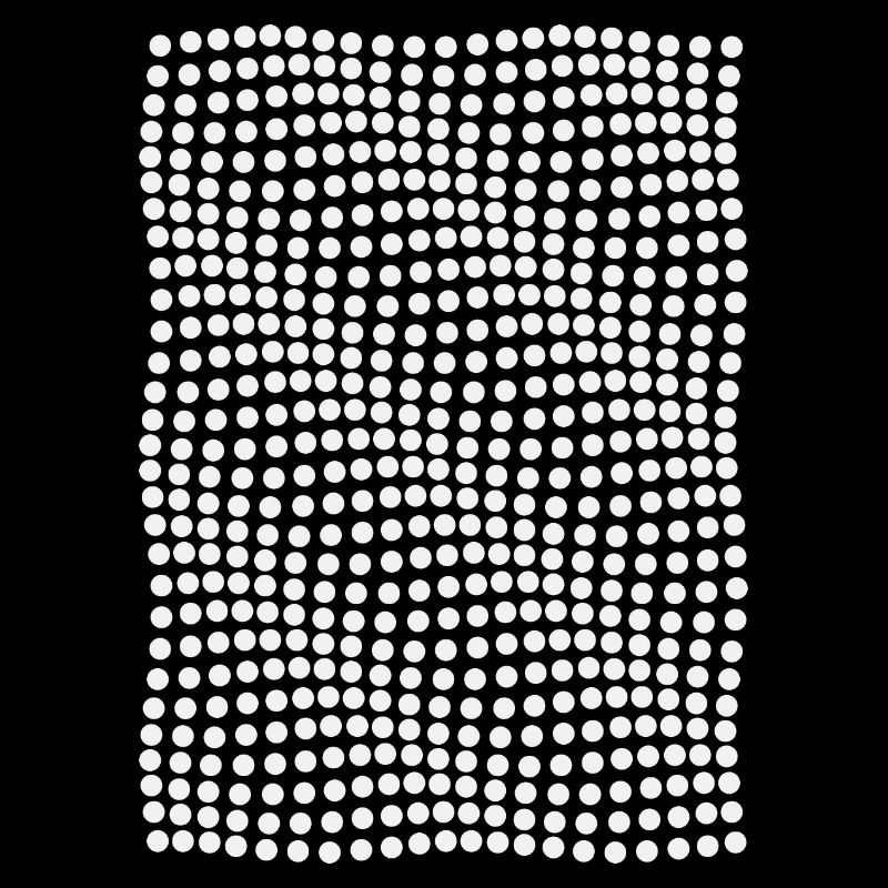 Optical illusion waves effect