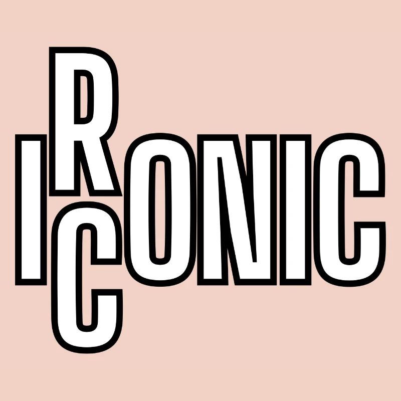 Ironic Bold Mono Typography