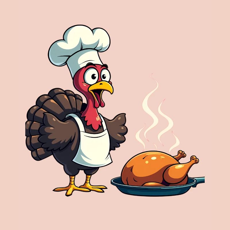 Cuisinier de dinde de Thanksgiving