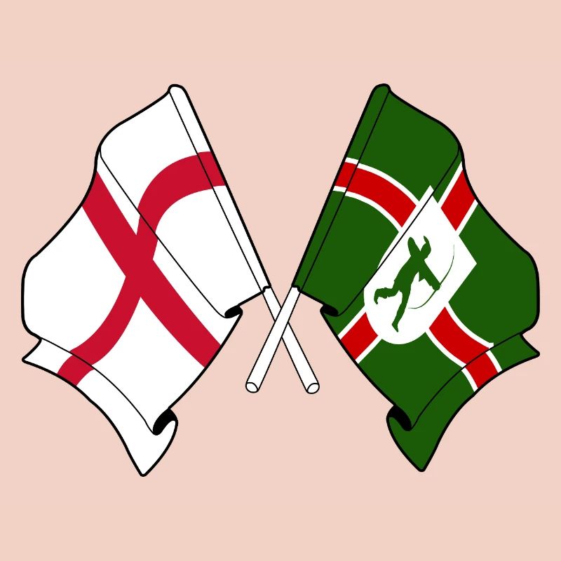 Drapeaux du Nottinghamshire × Angleterre