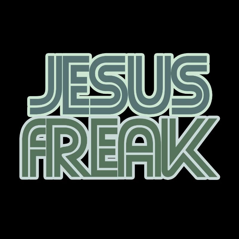 Graphique rétro de Jésus Freak