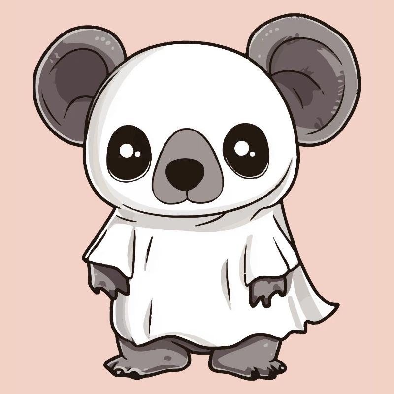 Koala Halloween Comic Geist