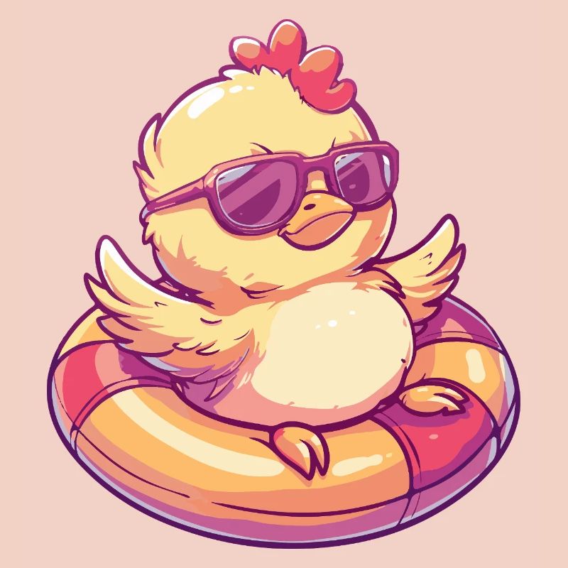 Chicks Chicken Comic Cool