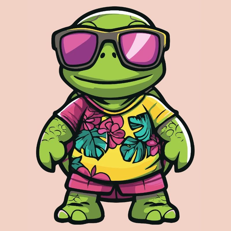 Turtle Comic Holiday