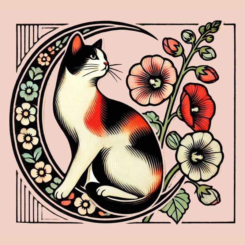 Chat calicot