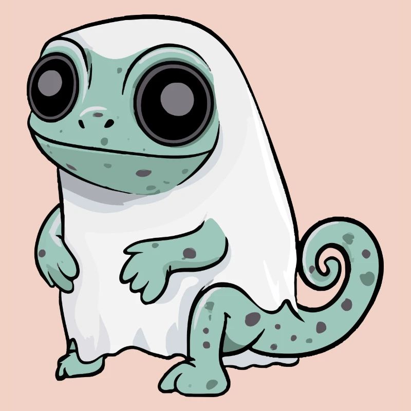 Chameleon Halloween Comic Geist