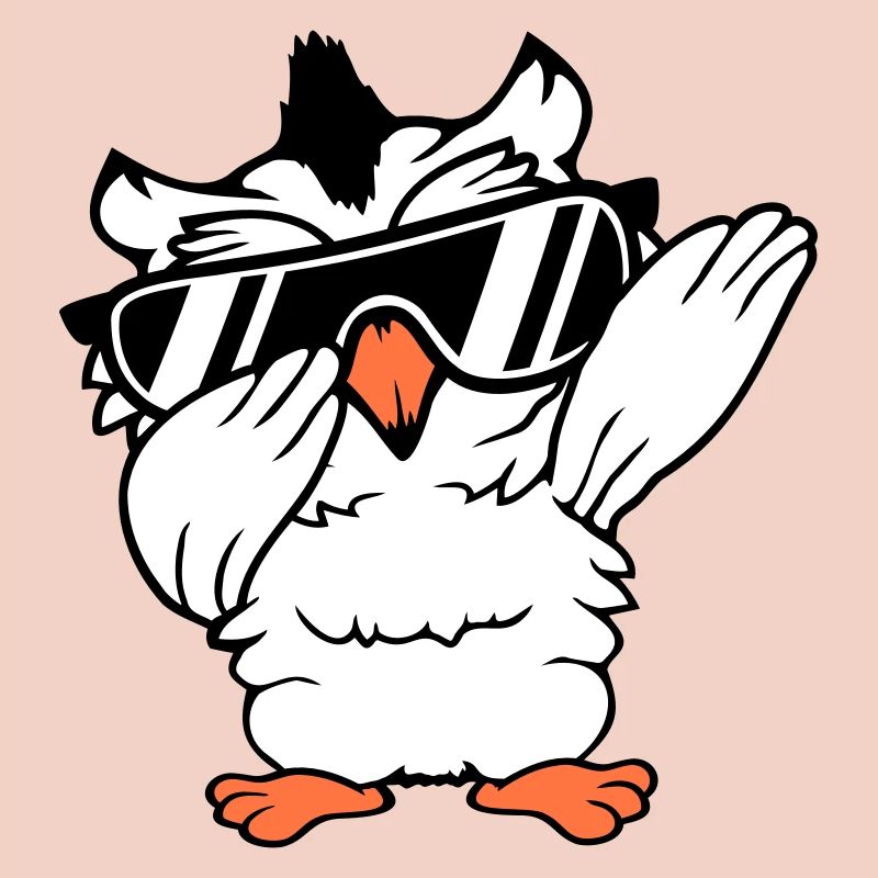 Eule Dabbing Dab Dance Pose Geste Sonnenbrille süß