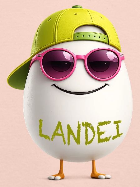Landei mit Neon Sonnenbrille