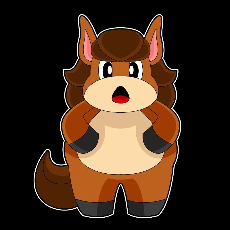 Pferd Dick
