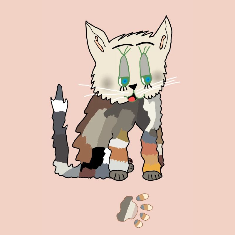Patchwork Katze Fred Tatze