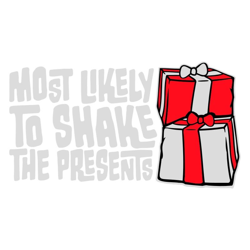 Most Likely to Shake the Presents Weihnachten Spaß