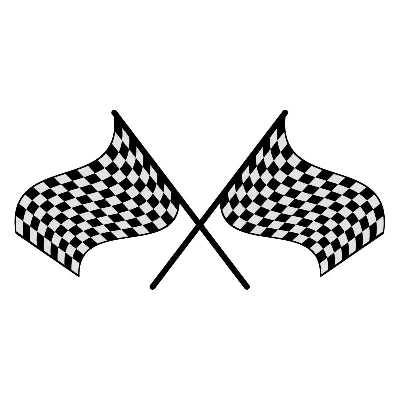 drapeau à damiers