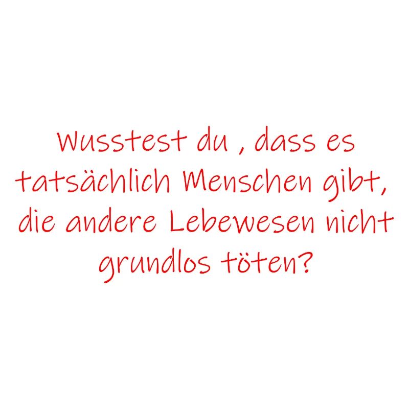 vegane Frage