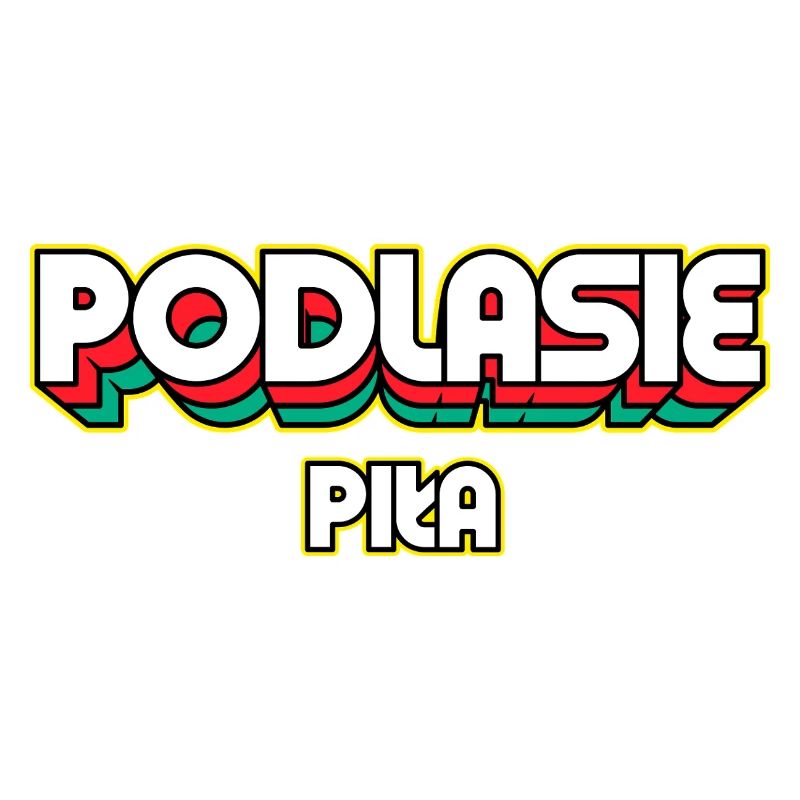 Podlasie Piła. Retro District Name