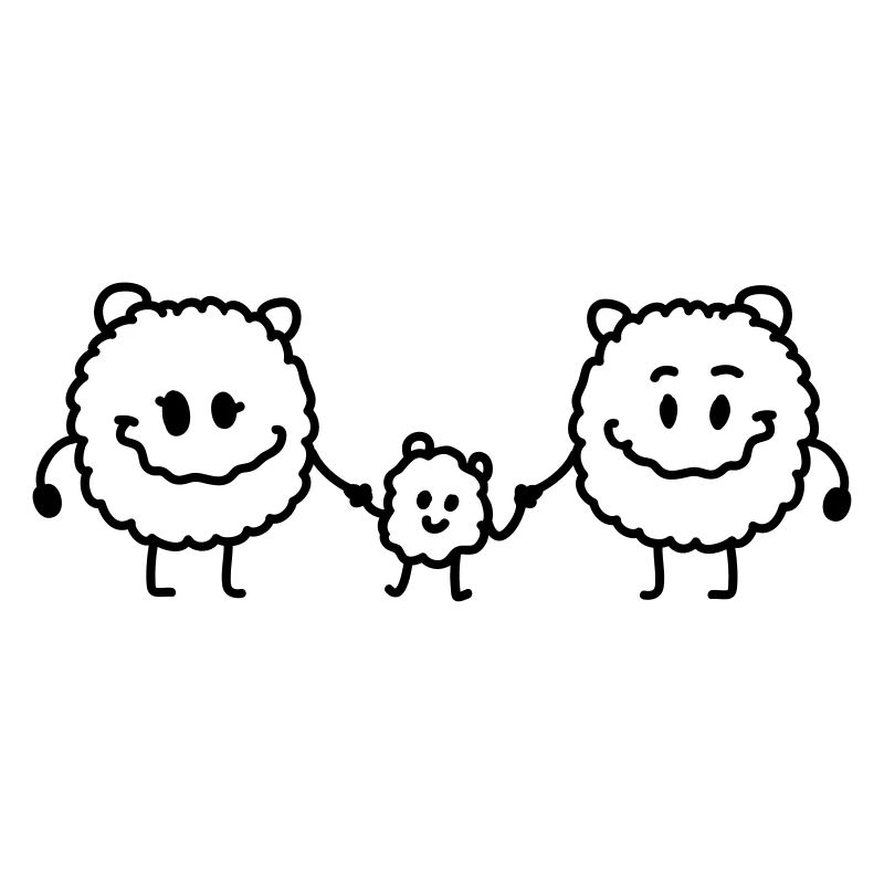 Mama Papa Kind - Monsterchen - Line