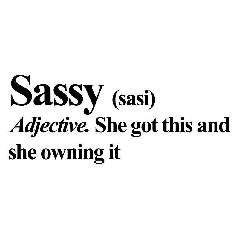 Sassy verb