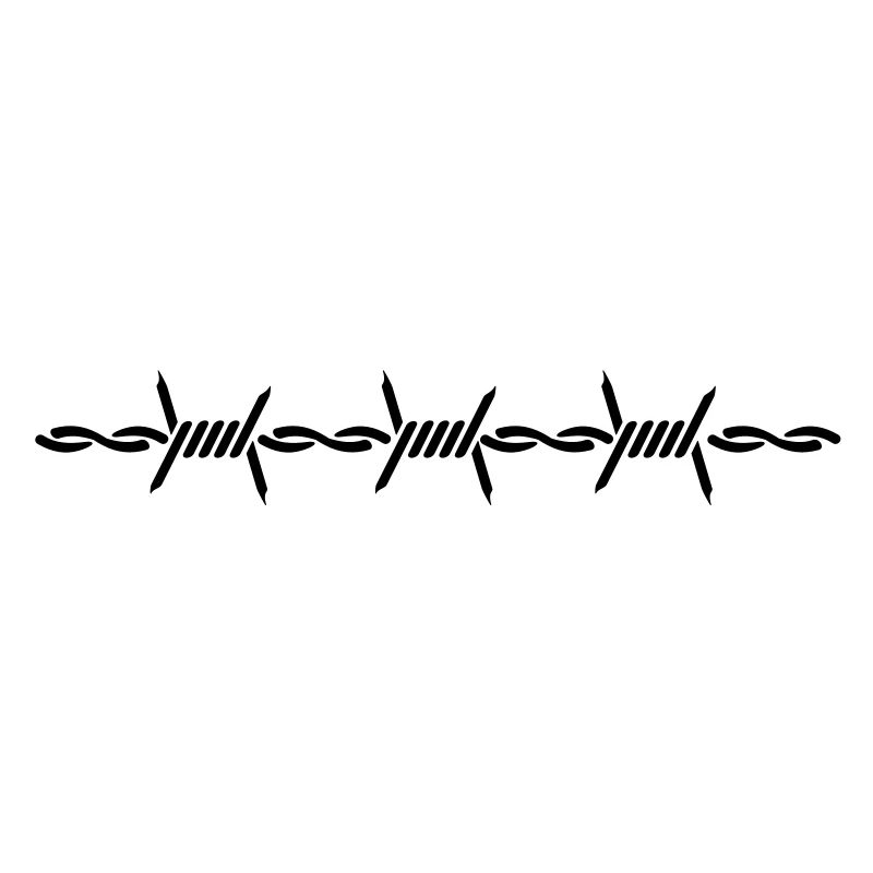 Stacheldraht / barbed wire (1c)