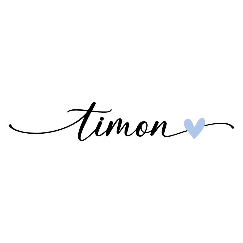 Police de calligraphie du nom de Timon