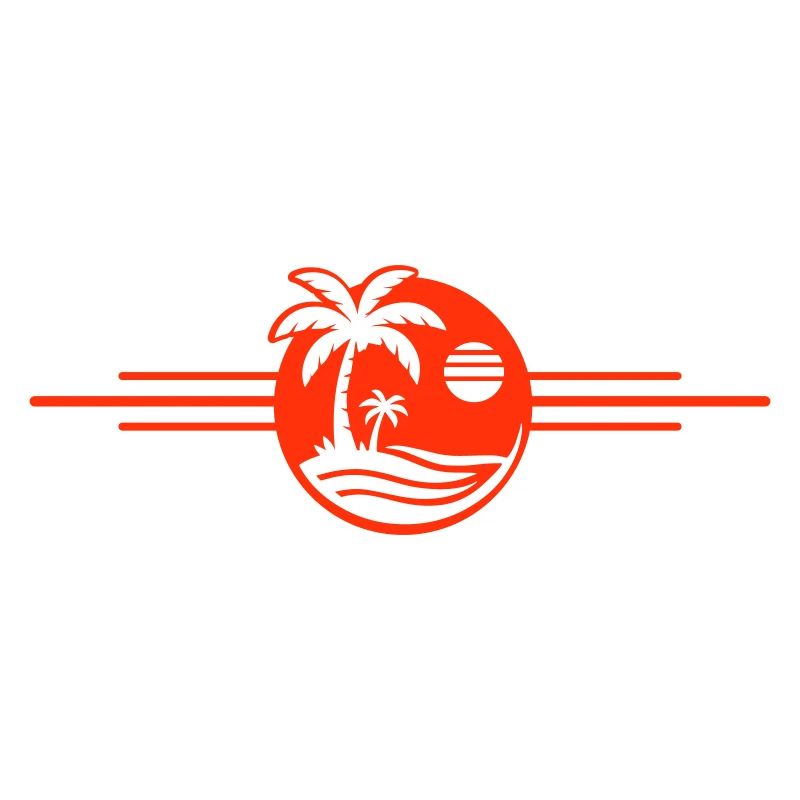 Plage Palmiers Mer