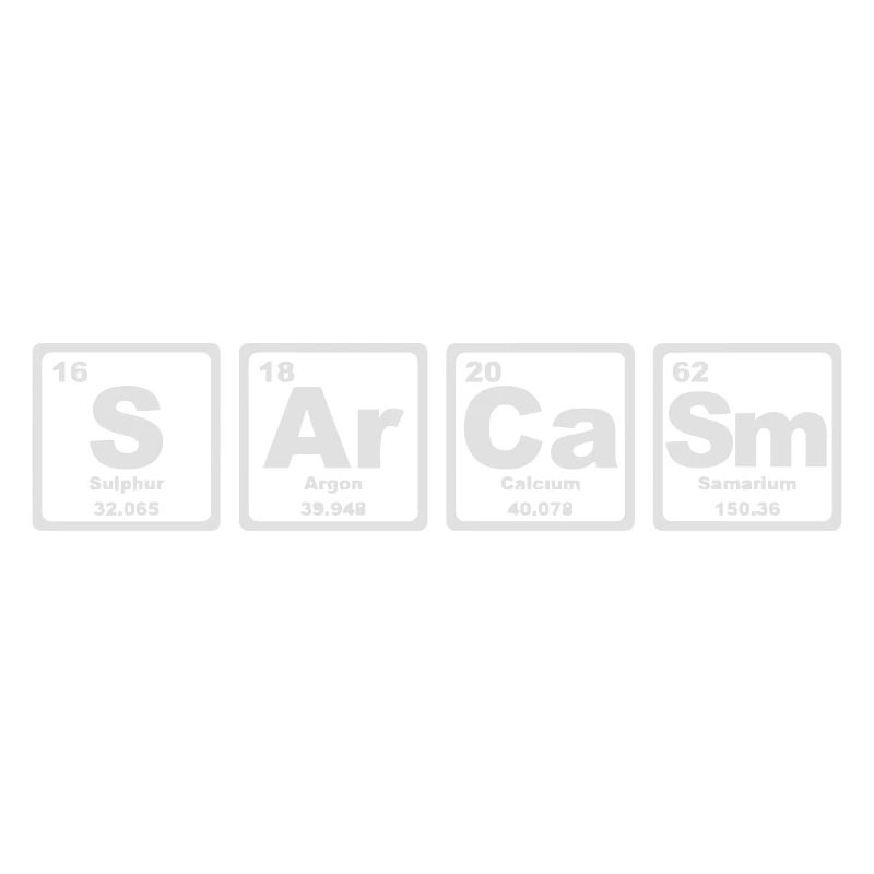 SARCASM PERIODIC TABLE