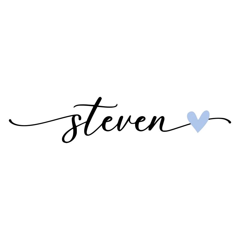 Steven Name Calligraphy Font