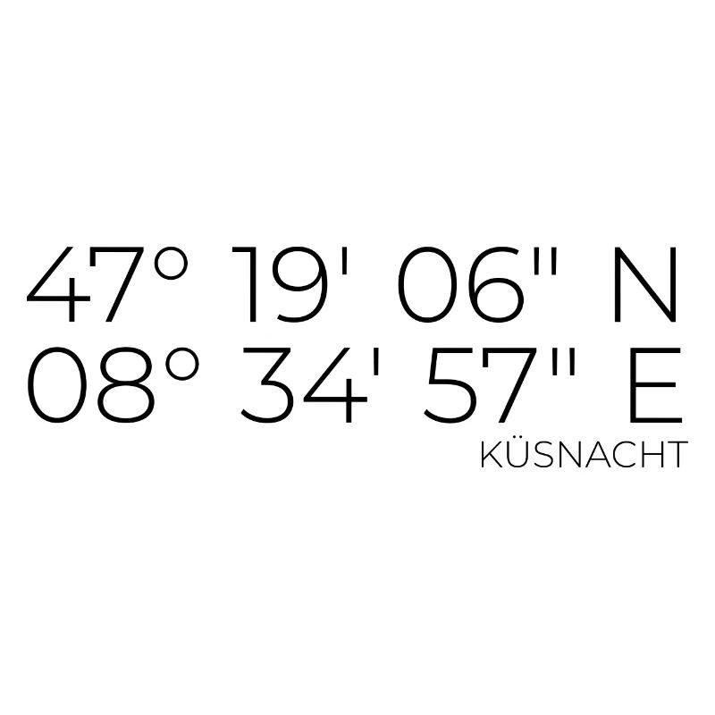 coordinates Küsnacht Zurich