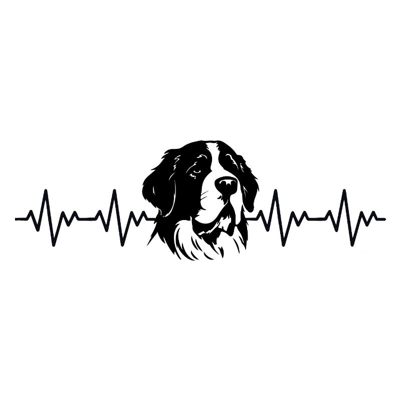 St. Bernard ECG Heartbeat