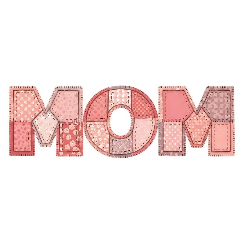 Mom Patchwork Floral Pattern Gift