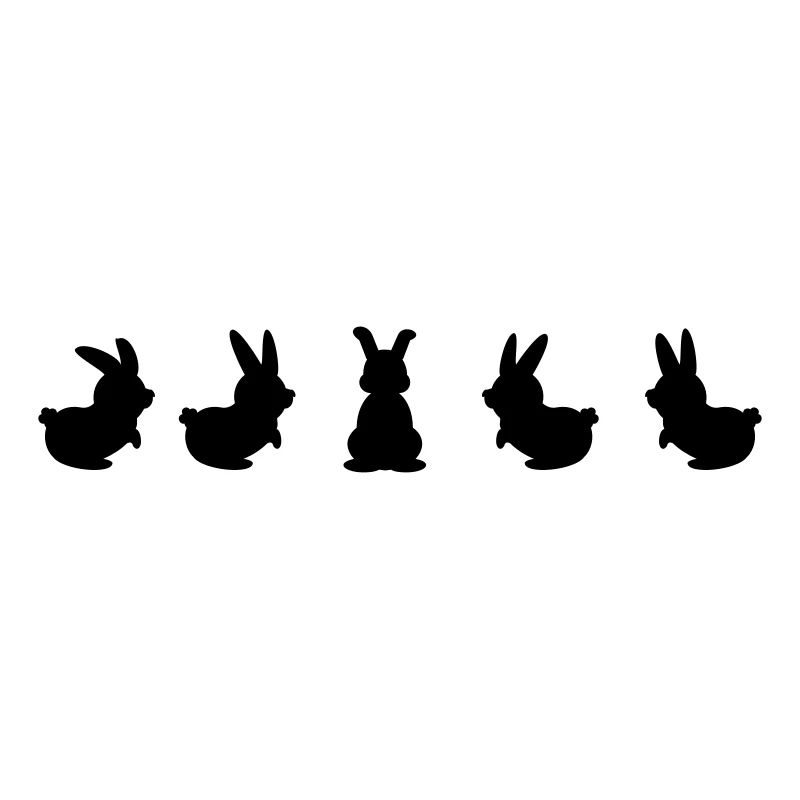 five bunnies (1c)