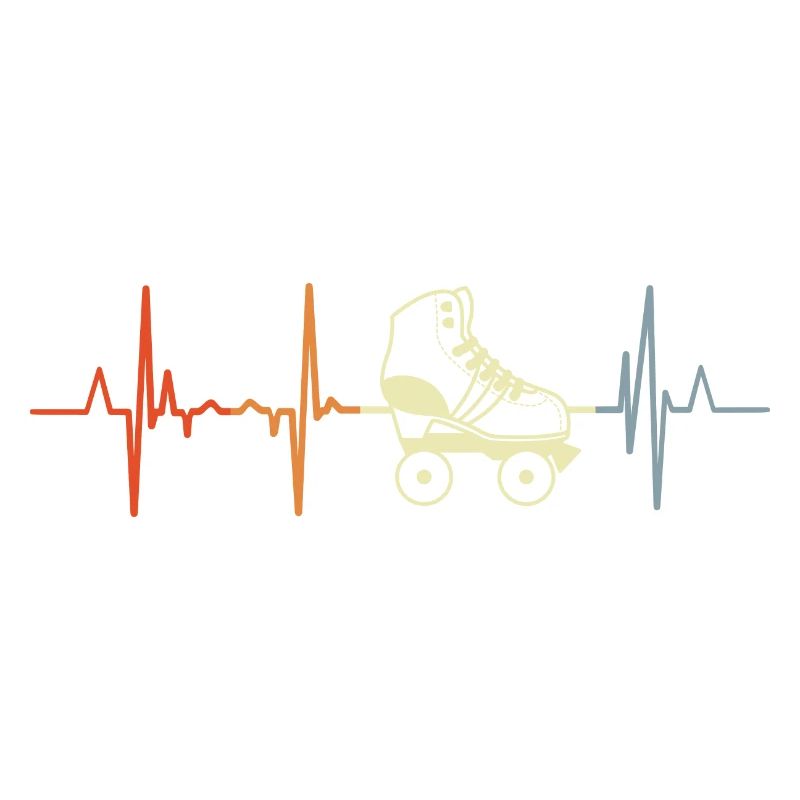 Rollerskates Herzlinie EKG