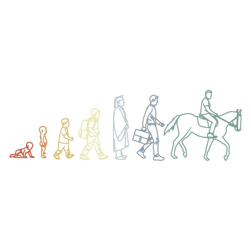 Reitsportler Evolution