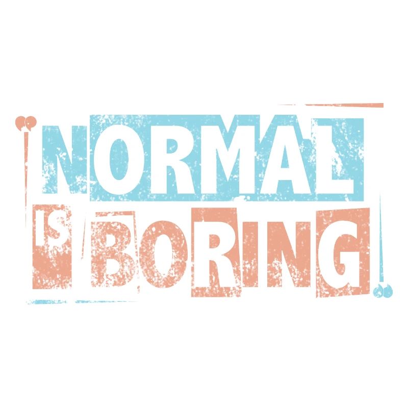 Normal is Boring - Pièces de puzzle de sensibilisation à l’autisme
