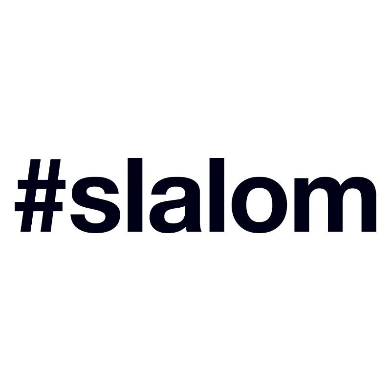 SLALOM Hashtag