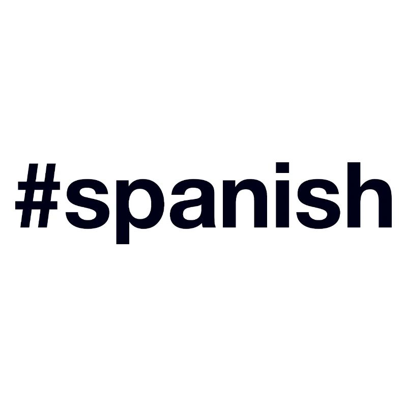 SPANISH Hashtag Spanisch