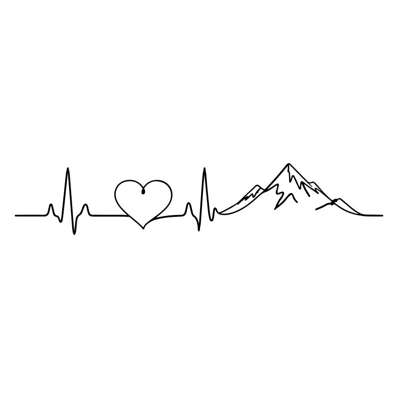 Mountains Pulse Heart