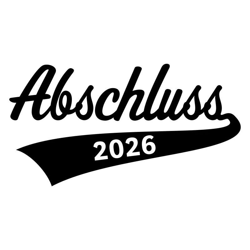 Abschluss 2026 (Schulabschluss / Black)