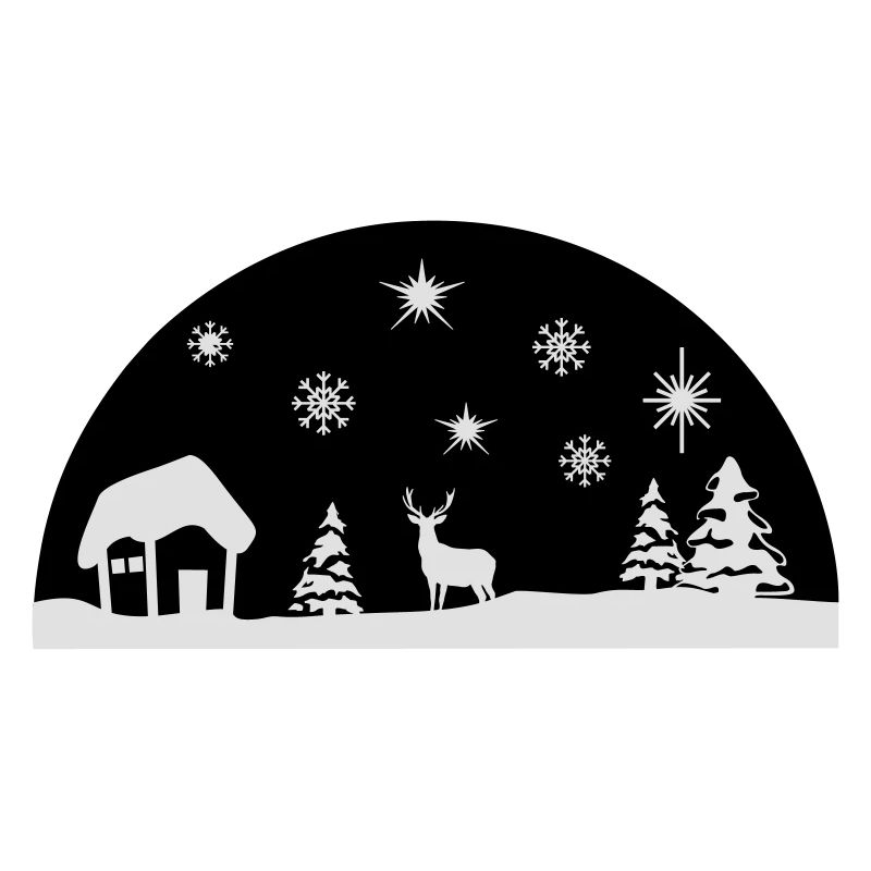 Christmas, Winter Landscape