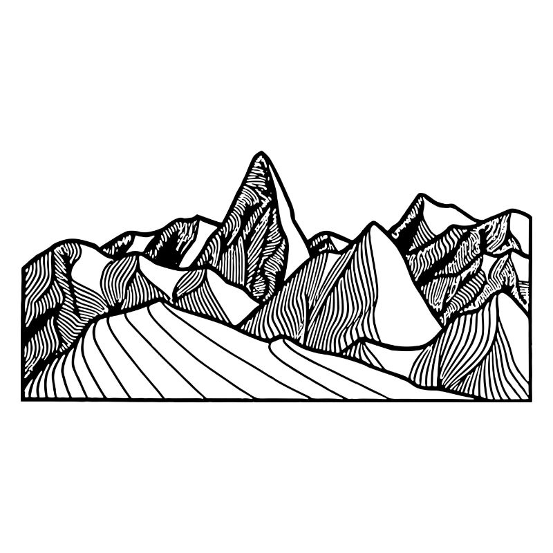 Mountains Mountain Range Abstract