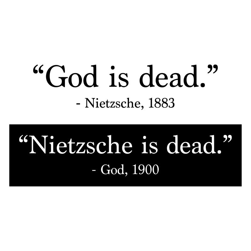 God is Dead - Nietzsche is dead
