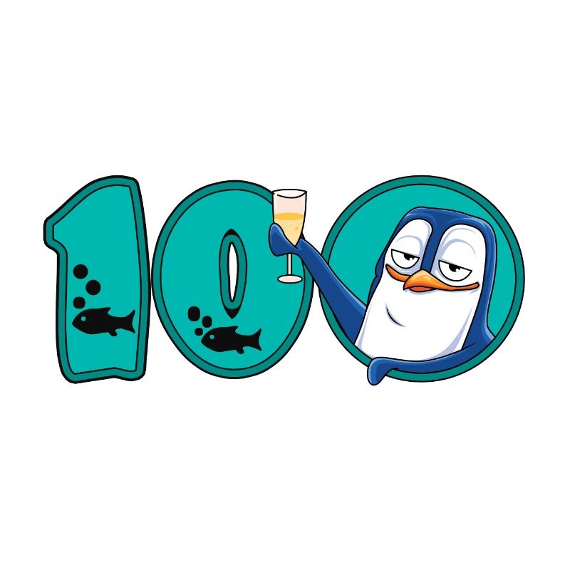 100th Birthday Anniversary Penguin