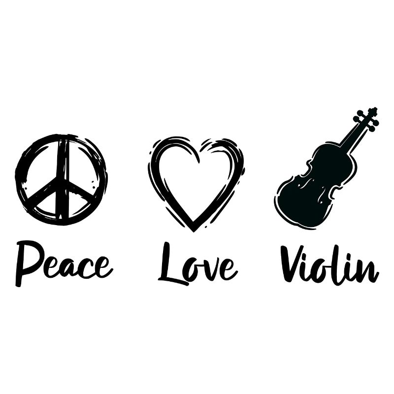 Frieden Liebe Violine