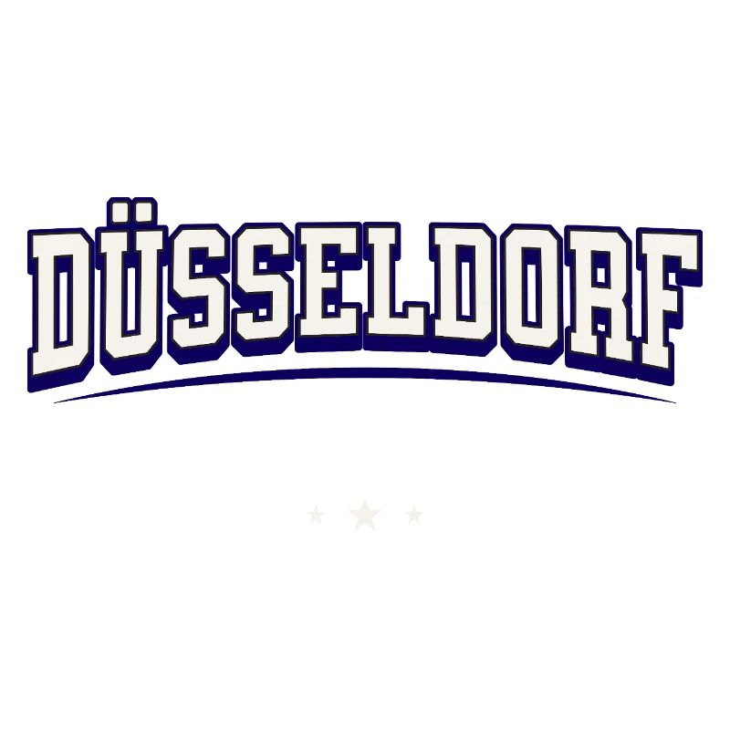 Düsseldorf Deutschland Varsity-Logo