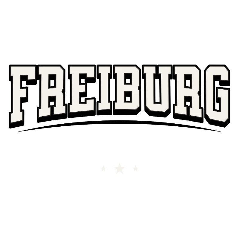 Freiburg Deutschland Vintage Uni-Look