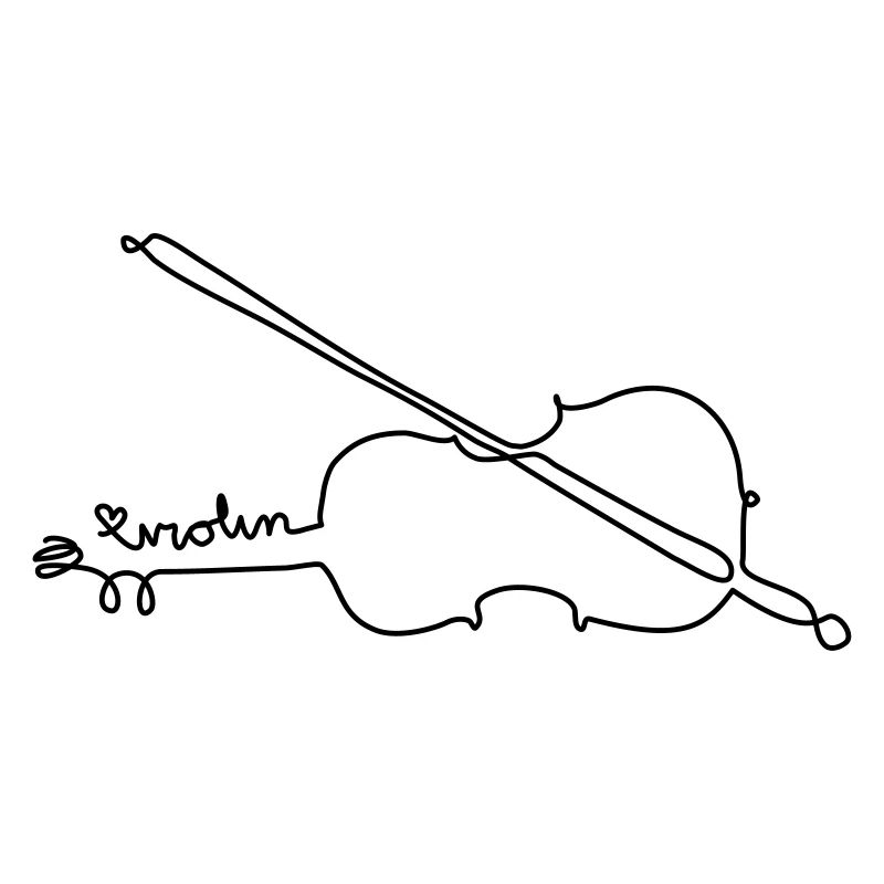 one line violin