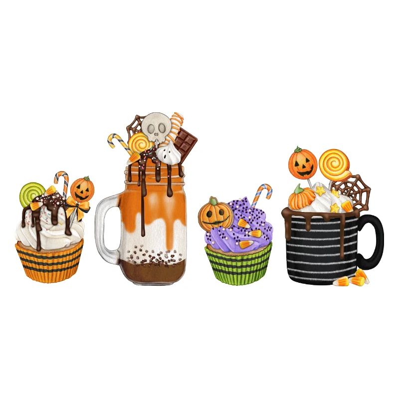 🎃 Sweet Halloween Temptation – Cupcakes & Drinks