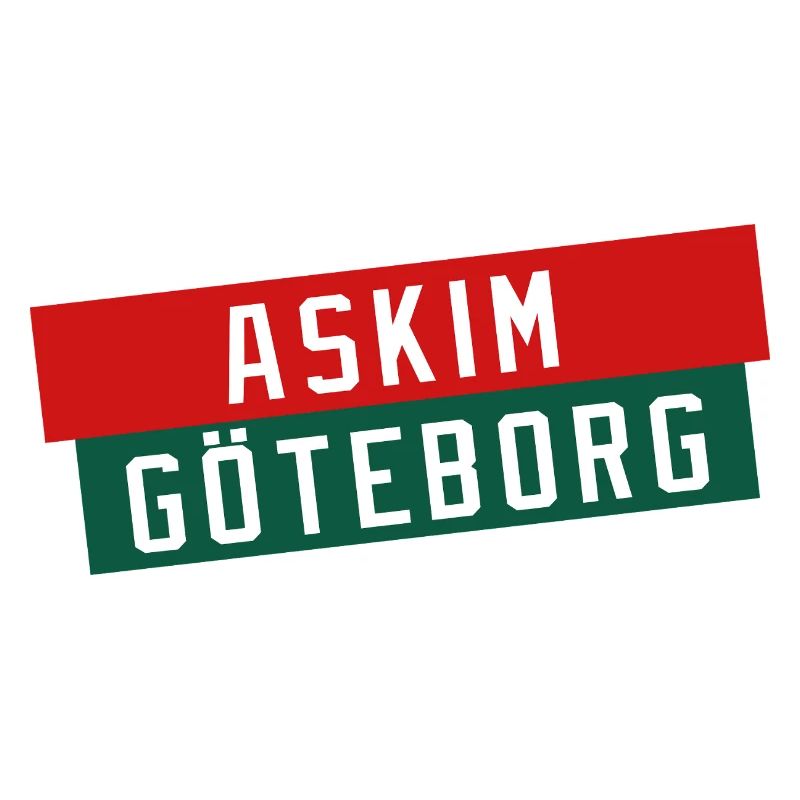 Logo du bloc de couleur Askim Göteborg