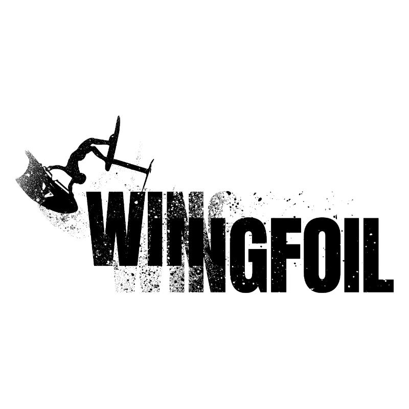 Wingfoiler with lettering